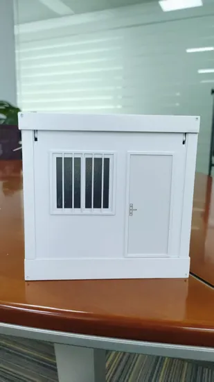 Zd3 3D Printed Miniature Acrylic Folding House Model 