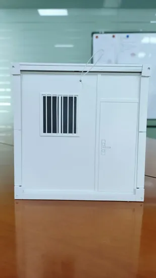 Zd1 3D Prefabricated Movable Packaging Folding House Acrylic Model 
