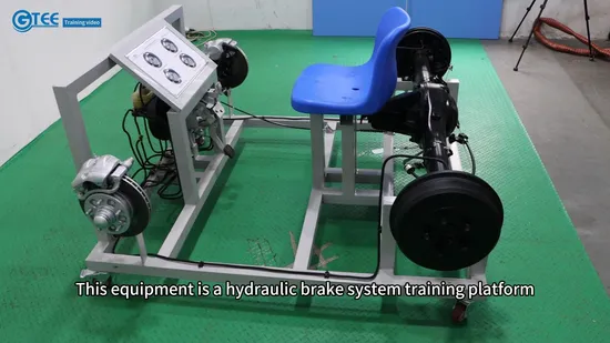 Automotive Training Model Hydraulic Brake System Trainer Teaching Training Platform 