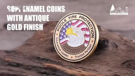 Single Custom Made 3D Logo Printed Novelty Gold Plated Souvenir Metal Medal Mint Antique Brass Copper Engraved Silver Stamping Spinner Challenge Coin No Minimum 